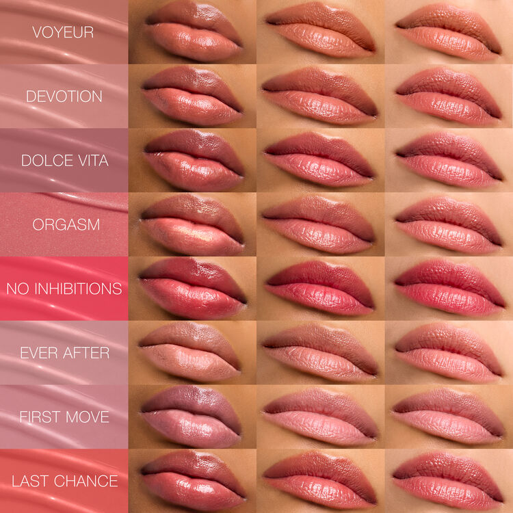 NARS_SP26_DeeplyBloomingCollection_PDPCrop_OnModelGrid_AfterglowSensualShineLipstick_GLBL_1.jpg 750×750 pixels