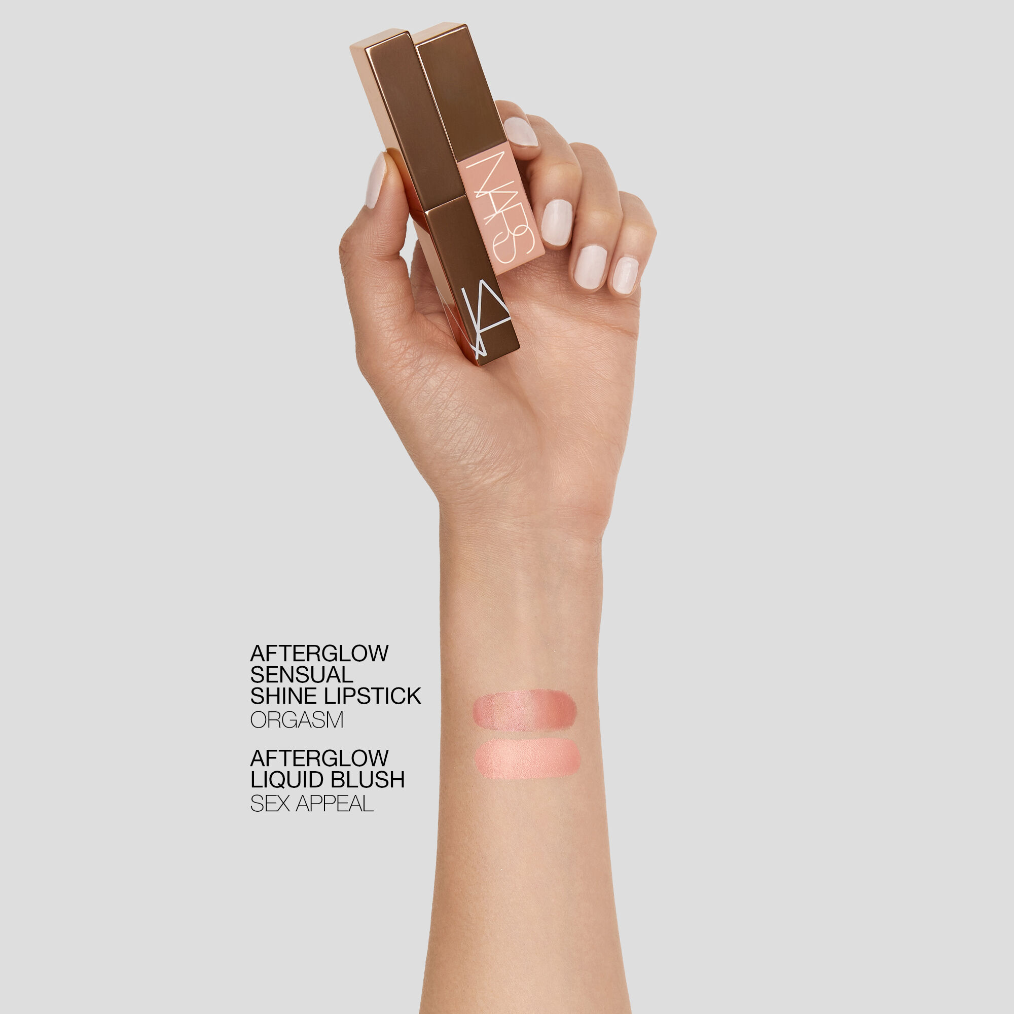 Afterglow Lipstick & Mini Liquid Blush Holiday Set | NARS