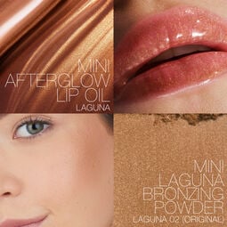 Mini Laguna Bronzer & Lip Oil DuoMini Laguna Bronzer & Lip Oil Duo,