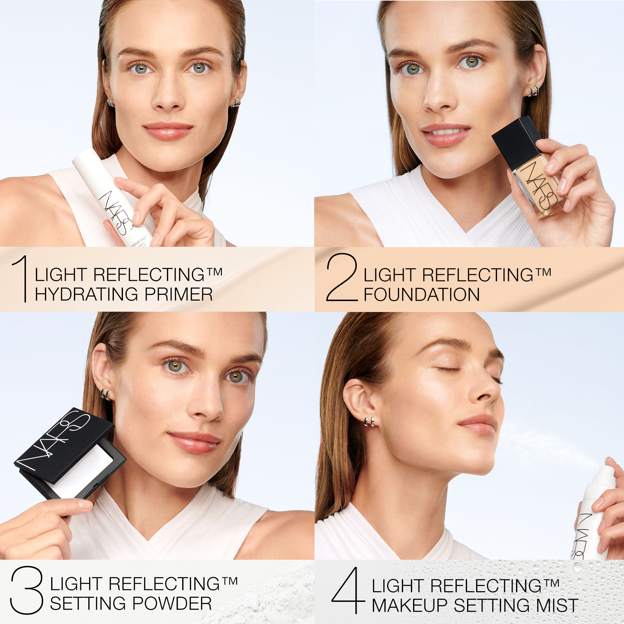 お買い得商店街 (w/Hyaluronic Primer Hydrating Reflecting Light Acid) NARS | 化粧下地