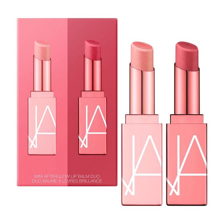 Mini Afterglow Lip Balm Duo Display zoomed image number 1: Mini Afterglow Lip Balm Duo,