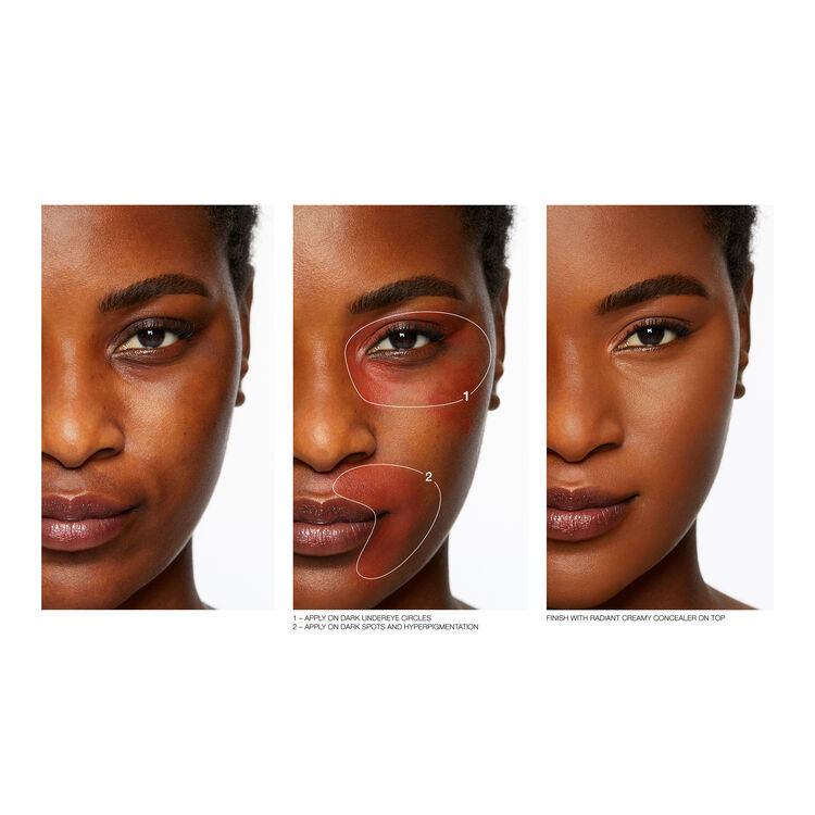 Colour corrector for black skin