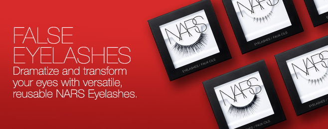 Dramatize and transform your eyes with versatile, reusable NARS Eyelashes