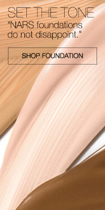 SET THE TONE.  NARS foundations do not disappoint. Shop Foundation.
